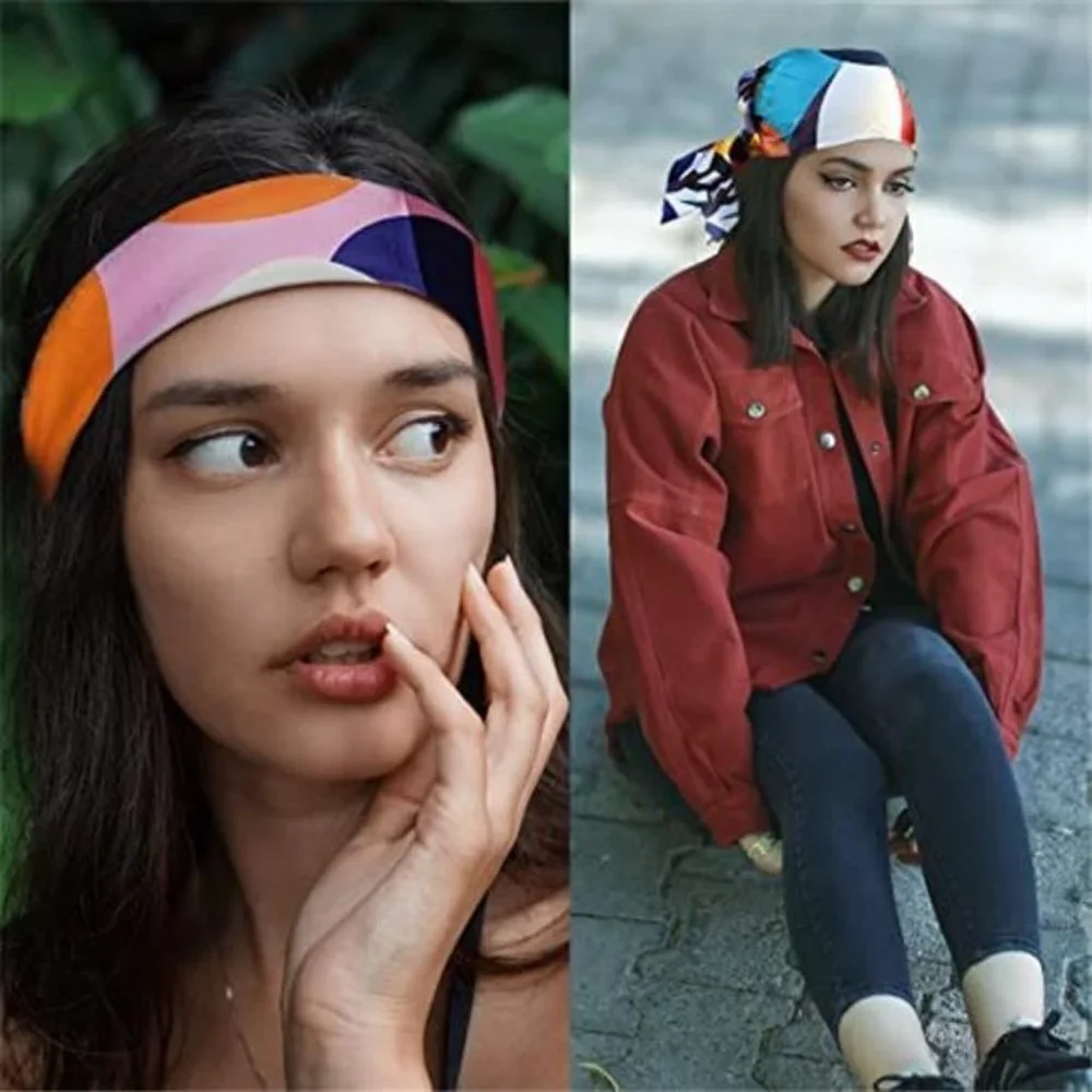 4PCS Large Satin Head Scarf for Women